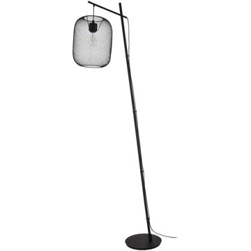 Eglo Wrington Vloerlamp - E27 - 194 cm - Zwart