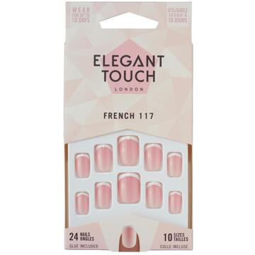 Elegant Touch Kunstnagels Elegant Touch French 117 Nails 24 st