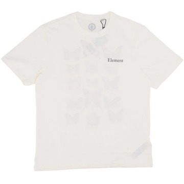 Element Smokey Bear Tee met vlinders Element , White , Heren - S