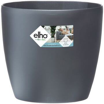 ELHO Brussels Bloempot op Wielen 35 cm Grijs