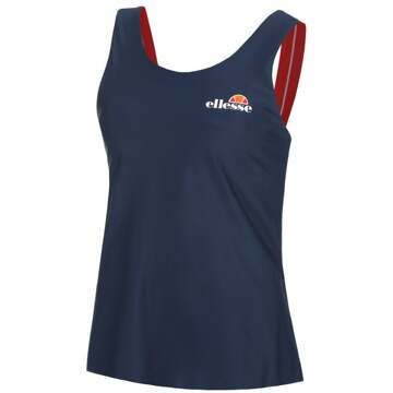 ELLESSE Quincy Tanktop Dames-Donkerblauw,Rood - L,XL