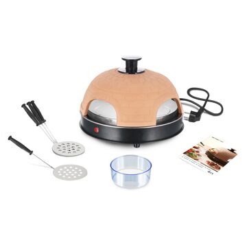 Emerio PO-115985 Pizzarette Pizzamaker Zwart