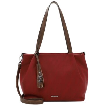 Emily & Noah Elke Cityshopper M red/cognac Damestas Multicolor - H 26 X B 39 X D 14