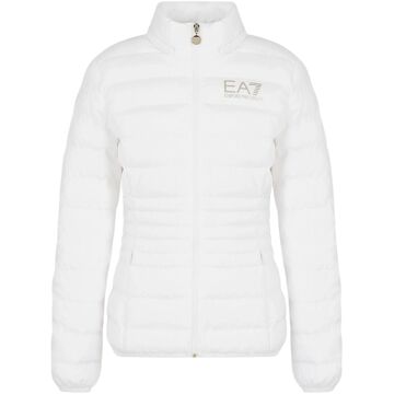 Emporio Armani EA7 Core Lady Hooded Puffer Jas Dames wit - S