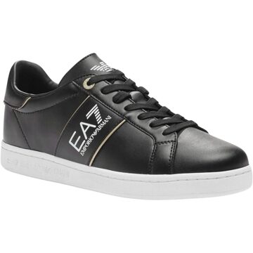 Emporio Armani EA7 Sportschoenen met logo Emporio Armani EA7 , Black , Heren - 44 Eu,40 1/2 Eu,42 1/2 Eu,43 EU