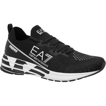 Emporio Armani EA7 Stijlvolle Crusher Sneakers voor Mannen Emporio Armani EA7 , Black , Heren - 41 Eu,43 1/2 Eu,43 Eu,42 EU