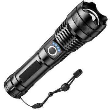 Enzo Technik LED zaklamp oplaadbaar zoom 1000 lumen - 5720110