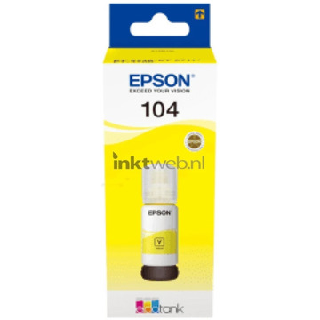 Epson 104 EcoTank inktfles Inkt Geel