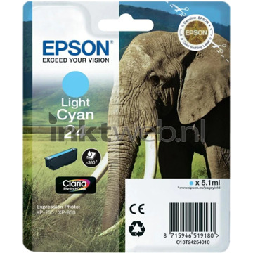 Epson 24 licht cyaan cartridge