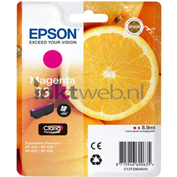 Epson 33XL Cartridge Magenta