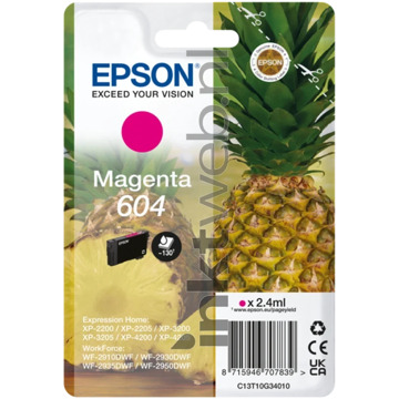 Epson 604 Inkt Paars
