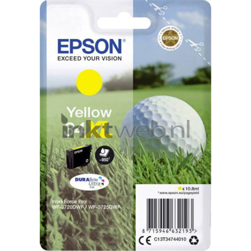 Epson Inktcartridge Epson 34XL T3474 geel HC