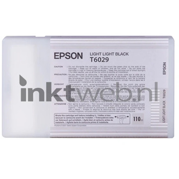 Epson T6029 - Inktcartridge / Licht Zwart