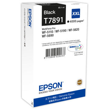 Epson T7891 XXL Cartridge Zwart C13T789140