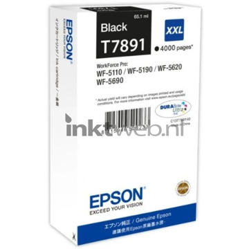 Epson T7891 XXL Cartridge Zwart C13T789140