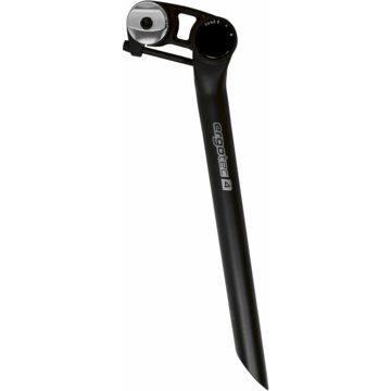 Ergotec zadelpen Seatpost Futura 27,2 x 400 mm aluminium zwart