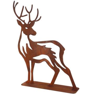 Esschert Design Roest hert H47cm bruin