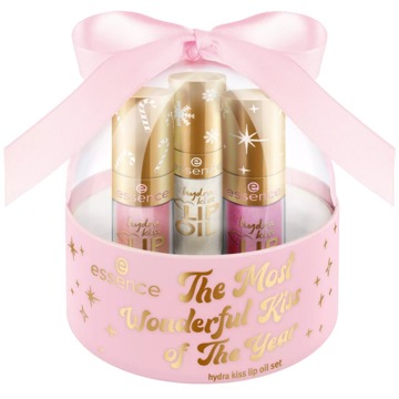 Essence Geschenkset Essence The Most Wonderful Kiss Of The Year Hydra Kiss Lip Oil Set 01 3 st