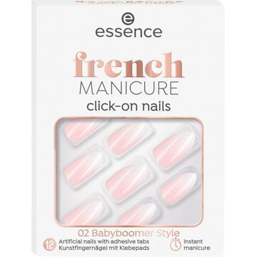 Essence Kunstnagels Essence French Manicure Click-On Nails 02 Babyboomer Style 12 st