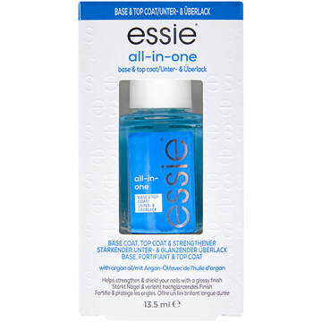 essie all-in-one base- en topcoat Transparant - 000