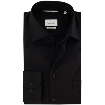Eterna Zwarte Business Overhemd Jurk Eterna , Black , Heren - L,4Xl