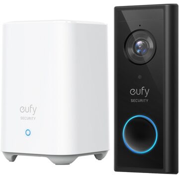 Eufy Video Doorbell 2K + HomeBase 2 Slimme deurbel Zwart