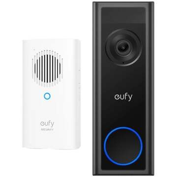 Eufy Video Doorbell C31 with SD Card+Chime Slimme deurbel