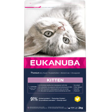 Eukanuba Cat & Kitten - Kip/Lever - Kattenvoer - 10 kg