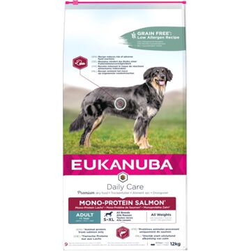 Eukanuba Daily Care Mono Protein - Hondenvoer - Zalm - 12 kg