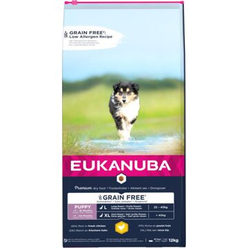 Eukanuba Graanvrij Puppy Large - Hondenvoer - 12 kg