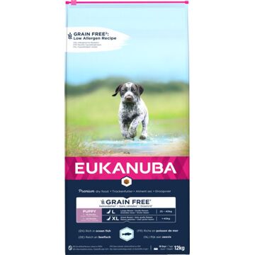 Eukanuba Graanvrij Puppy Large - Hondenvoer - Vis - 12 kg