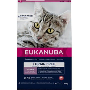 Eukanuba Kitten Graanvrij - Kattenvoer - Zalm - 10 kg