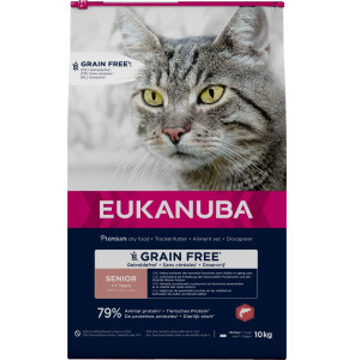 Eukanuba Senior Graanvrij - Kattenvoer - Zalm - 4 kg