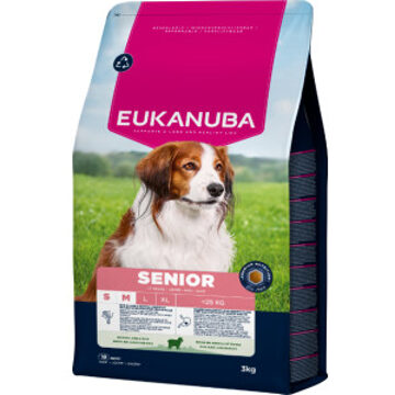 Eukanuba Senior Small/Medium - Hondenvoer - Lam - 12 kg