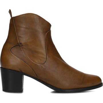 Everybody Klassieke Cognac Leren Enkellaarzen Everybody , Brown , Dames - 38 1/2 Eu,42 Eu,39 Eu,40 Eu,36 EU