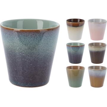 Excellent Houseware Beker aardewerk gres 100ml verschillende