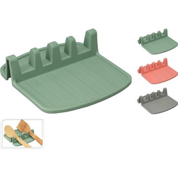 Excellent Houseware Kooklepelhouder Voor 4 Lepels Silicone verschillende