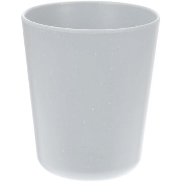 Excellent Houseware Onbreekbare kunststof/melamine beker - wit - 450 ml