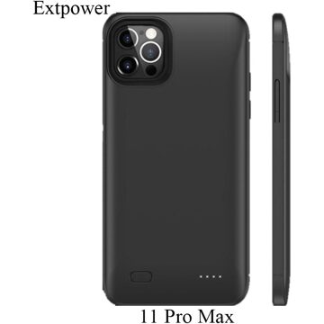 Expower 4000Mah Voor Iphone X Batterij Case Voor Iphone Xr Xs Max Externe Power Bank Voor Iphone 11 Pro max Battery Charger Case zwart For iPhone 11