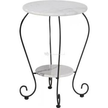 Express Bijzettafel marmer wit Ø25/Ø41cm