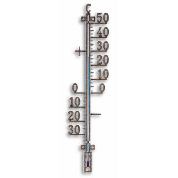 Express Thermometer buiten metaal koperkleurig