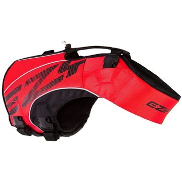 Ezydog DFD X2 Boost Hondenzwemvest - Reddingsvest hond Rood - L