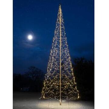 Fairybell Vlaggenmastboom Kerstverlichting - 10 m - 4000 warmwitte LEDs