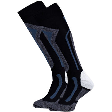 Falcon Blunt B Wintersportsokken - Maat 39-42 - Unisex - grijs/zwart