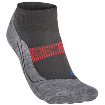 FALKE RU4 Endurance Cool Short Hardloopsokken Heren-kaki, grijs - 44-45