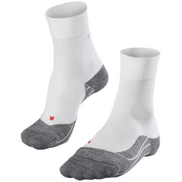 FALKE RU4 Socks W - Hardloopsokken - Dames - Wit/Grijs - Maat 35-36