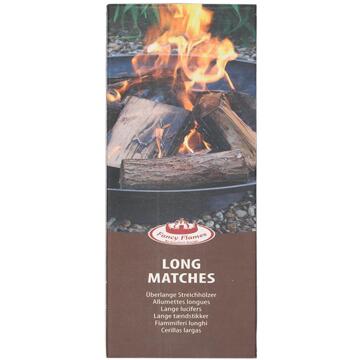 Fancy Flames BBQ/Barbecue lucifers - 45x - lange lucifers - 28 cm - Lucifers