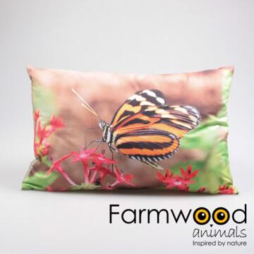 Farmwood Animals Buitenkussen Vlinder 30x50cm multi