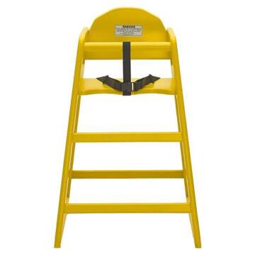 Fei kinderstoel - Hout - Hoog 76 cm - Geel