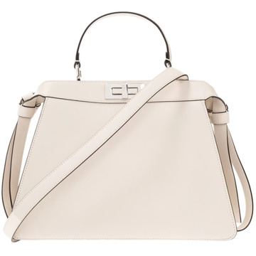 Fendi Peekaboo Medium schoudertas Fendi , Beige , Dames - ONE Size